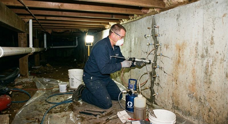Basement Foundation Repair in Hendricks County, IN