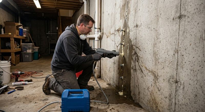 Basement Foundation Repair in Mooresville, IN