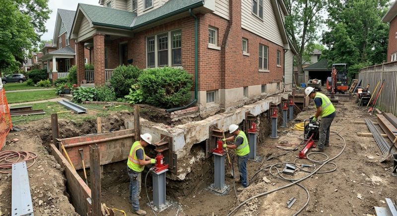 Basement Underpinning in Hendricks County, IN