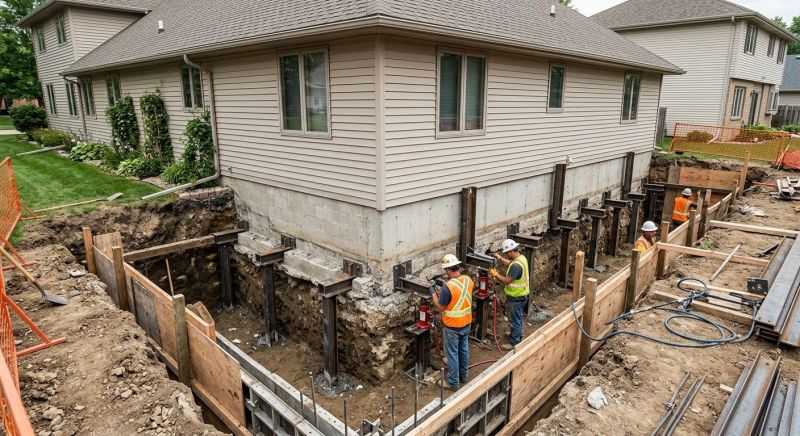 Basement Underpinning in Hendricks County, IN