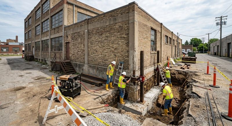 Building Foundation Repair in Indianapolis, IN