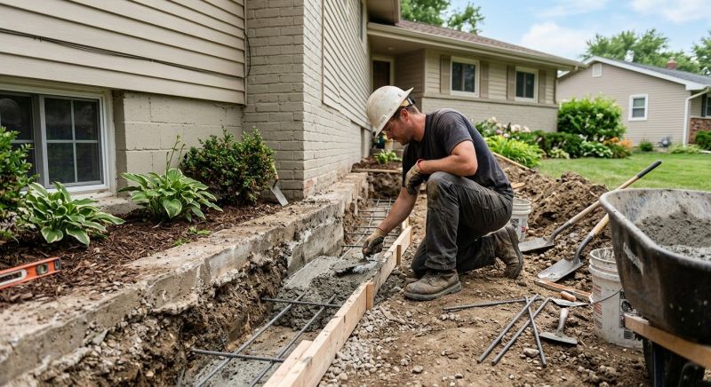 Concrete Foundation Repair in Fishers, IN