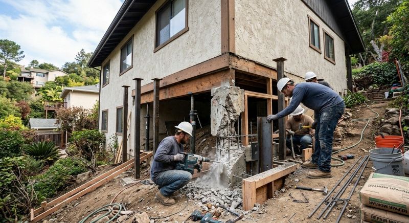 Concrete Foundation Repair in Hamilton County, IN