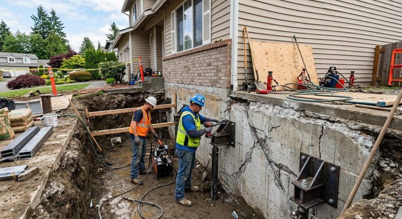 Concrete Foundation Repair in Hendricks County, IN