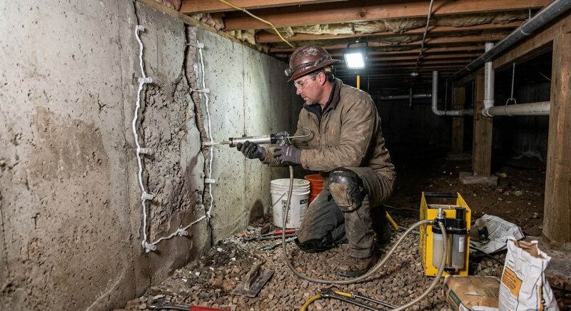 Concrete Foundation Repair in Zionsville, IN