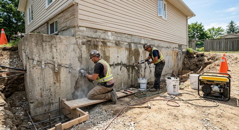 Concrete Foundation Repair in Zionsville, IN