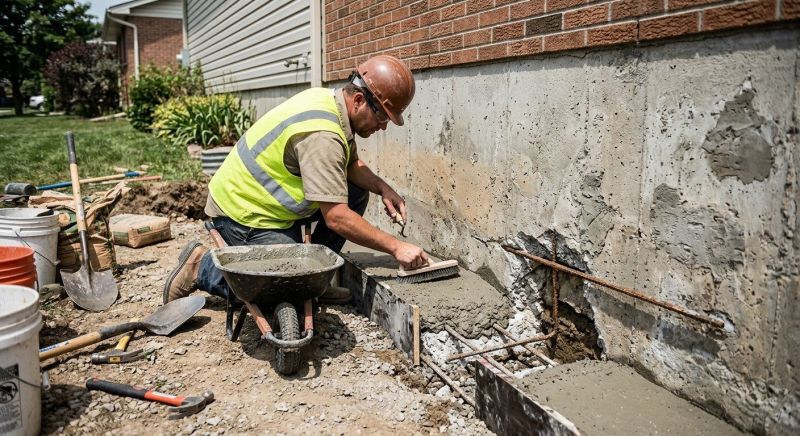 Concrete Foundation Repair in Zionsville, IN