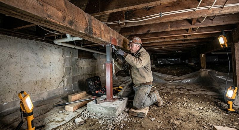 Crawlspace Foundation Repair in Danville, IN