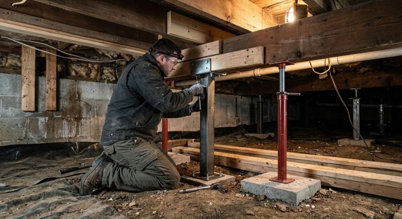 Crawlspace Structural Repair in Hendricks County, IN