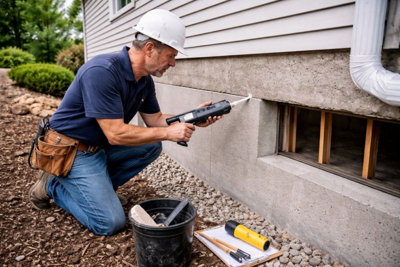Foundation Crack Sealing in Hendricks County, IN