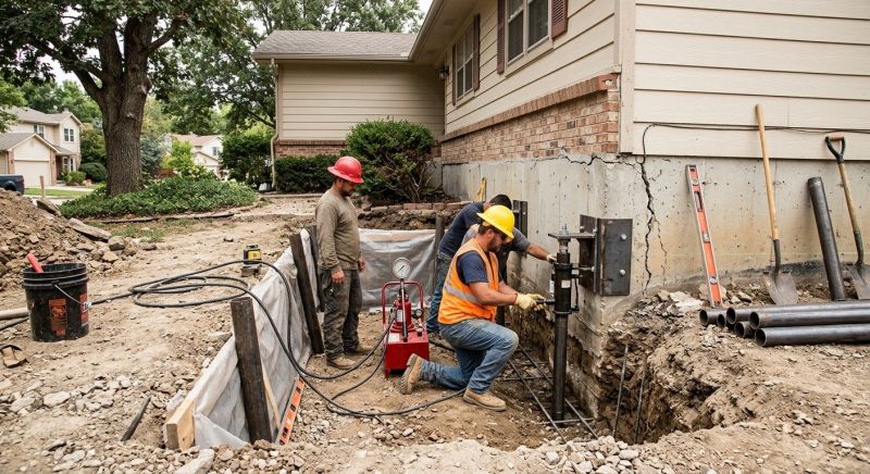 Foundation Damage Repair in Fishers, IN