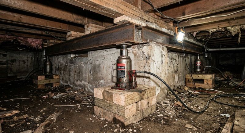 Foundation Jacking in Danville, IN