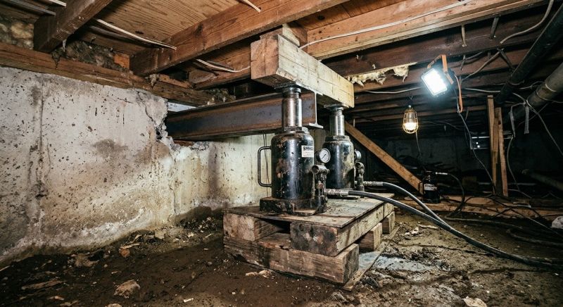 Foundation Jacking in Greenwood, IN