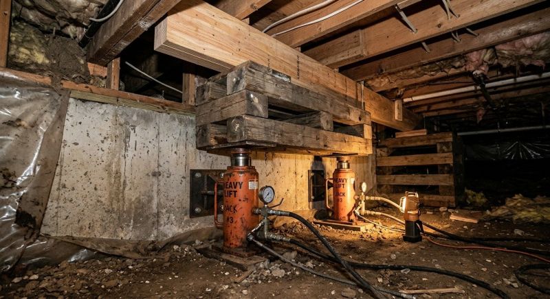 Foundation Jacking in Ladoga, IN