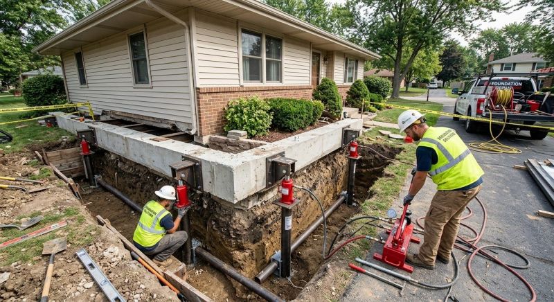 Foundation Jacking in Hendricks County, IN