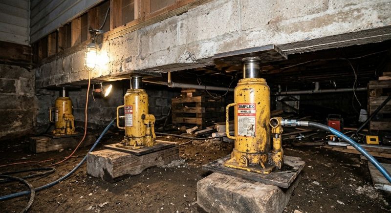 Foundation Jacking in Mooresville, IN