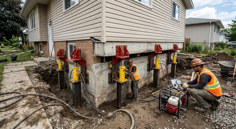 Foundation Lifting in Camby, IN