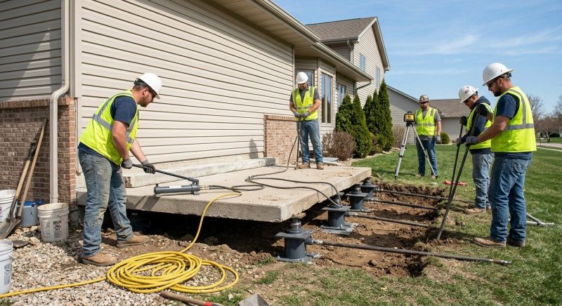 Foundation Lifting in Camby, IN