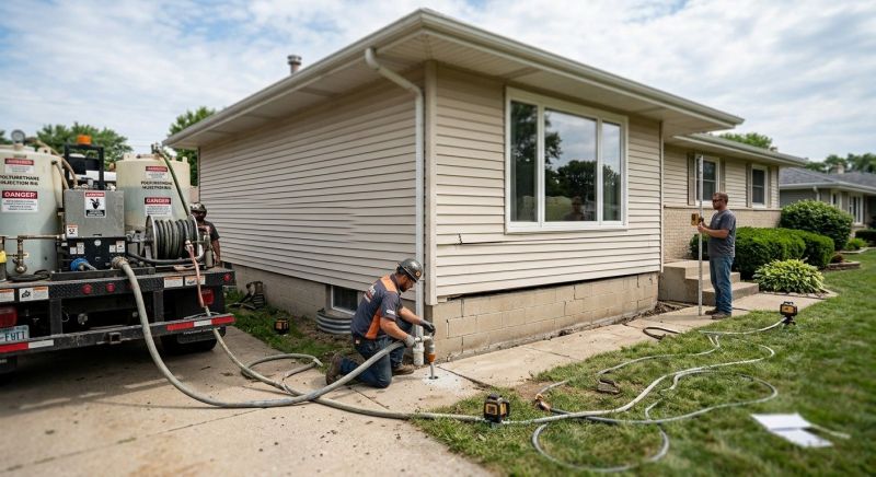 Foundation Lifting in Danville, IN