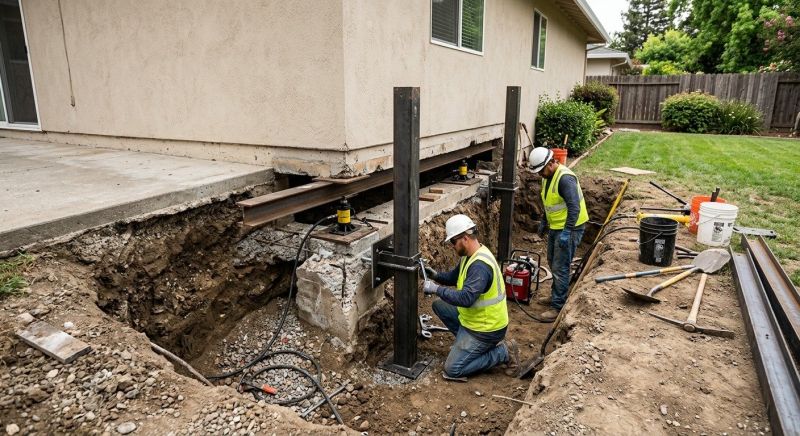 Foundation Pier Repair in Hendricks County, IN