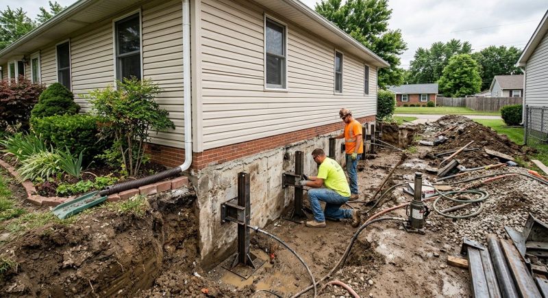 Foundation Stabilizing in Ladoga, IN
