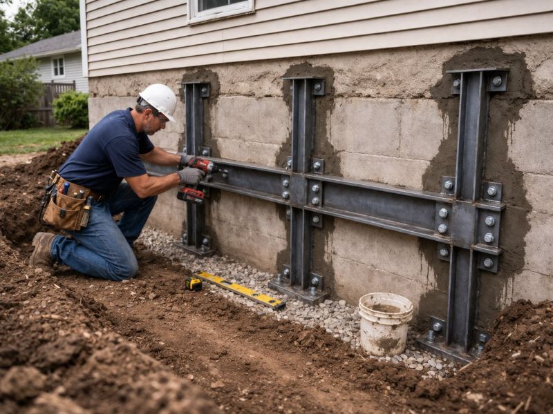 Foundation Strengthening in Hendricks County, IN