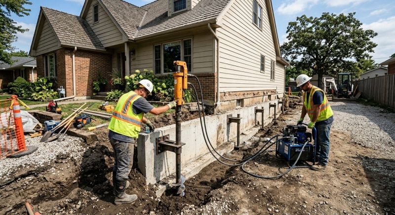 Foundation Strengthening in Hendricks County, IN