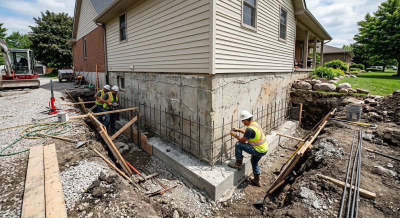 Foundation Strengthening in Hendricks County, IN