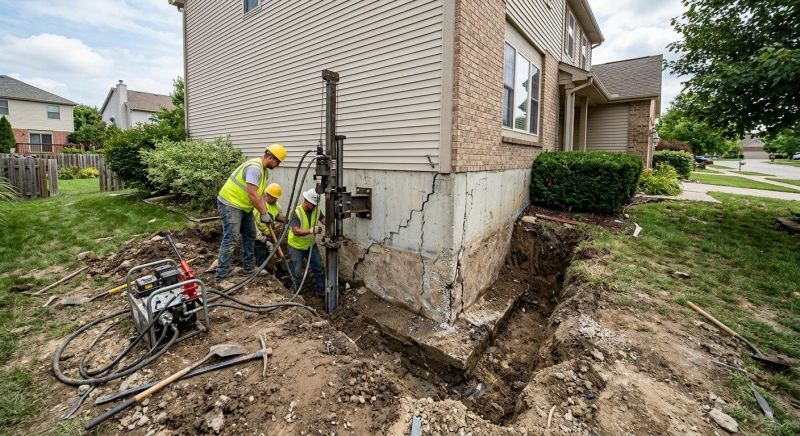 Foundation Strengthening in Hendricks County, IN