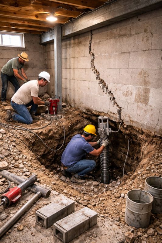 Foundation Structural Repair in Avon, IN