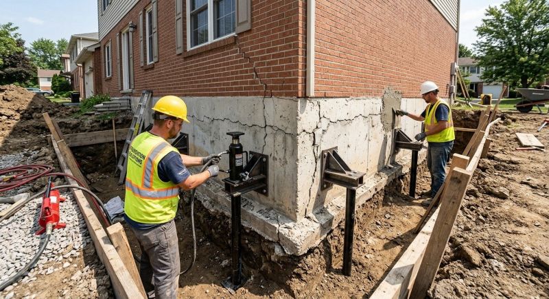 Foundation Structural Repair in Ladoga, IN