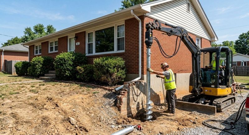 Helical Pile Installation in Hendricks County, IN
