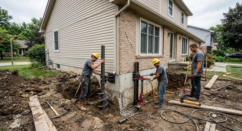 House Foundation Repair in Carmel, IN