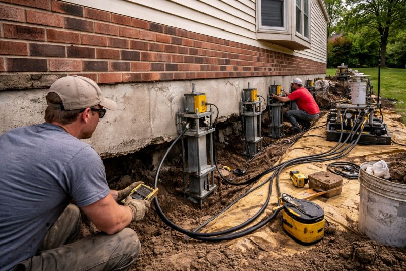 Settling Foundation Service in Brownsburg, IN