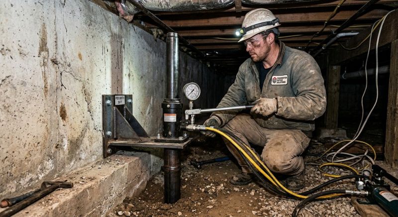 Settling Foundation Service in Westfield, IN