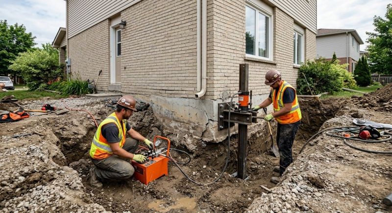 Sinking Foundation Lifting in Hendricks County, IN