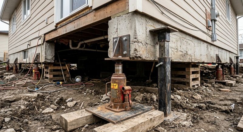 Sinking Foundation Lifting in Hendricks County, IN