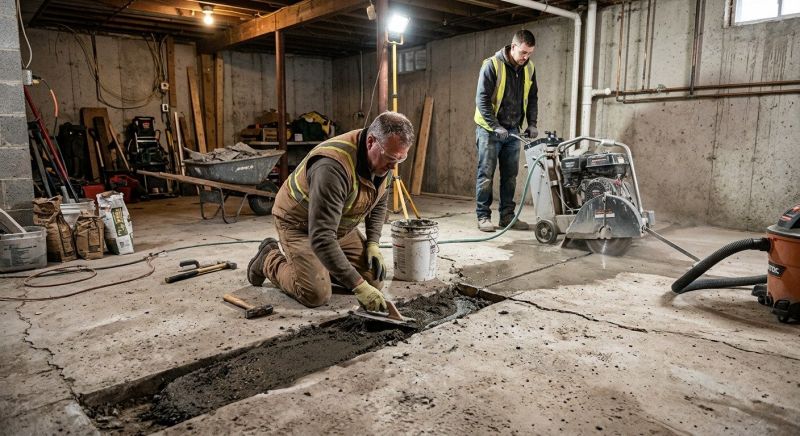 Slab Foundation Repair in Hendricks County, IN