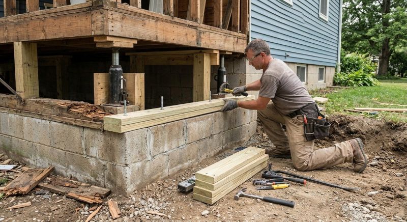 Slab Foundation Repair in Hendricks County, IN