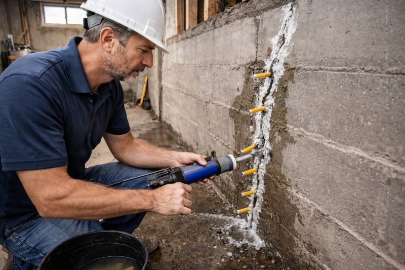 Structural Crack Repair in Hendricks County, IN