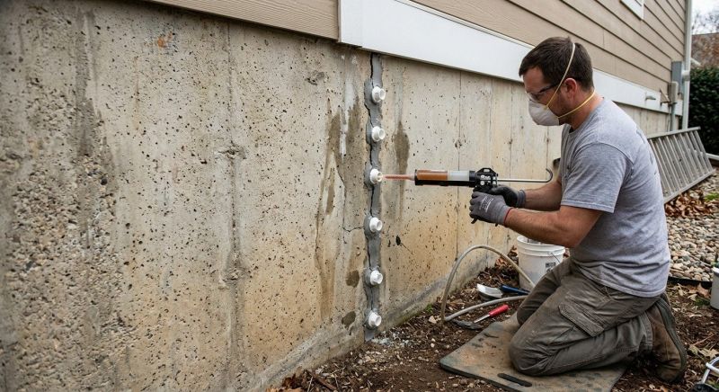 Structural Crack Repair in Hendricks County, IN