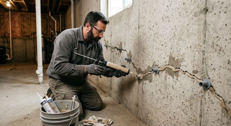 Structural Crack Repair in Hendricks County, IN