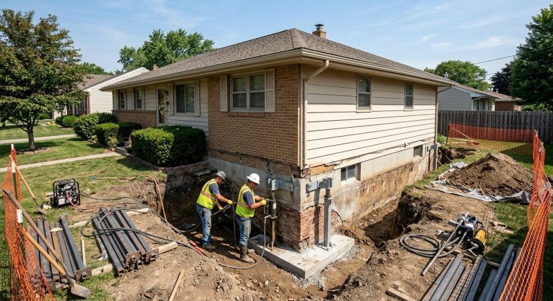 Structural Foundation Repair in Plainfield, IN