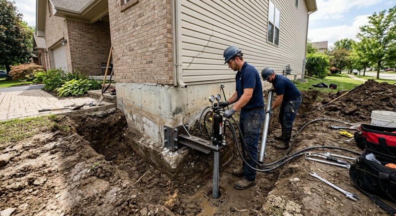 Settling Foundation Service in Fishers, IN